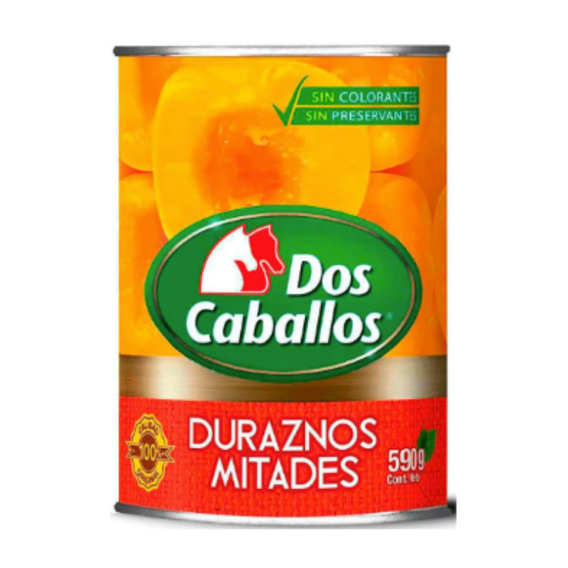 DURAZNOS EN TROCITOS 590G DOS CABALLOS