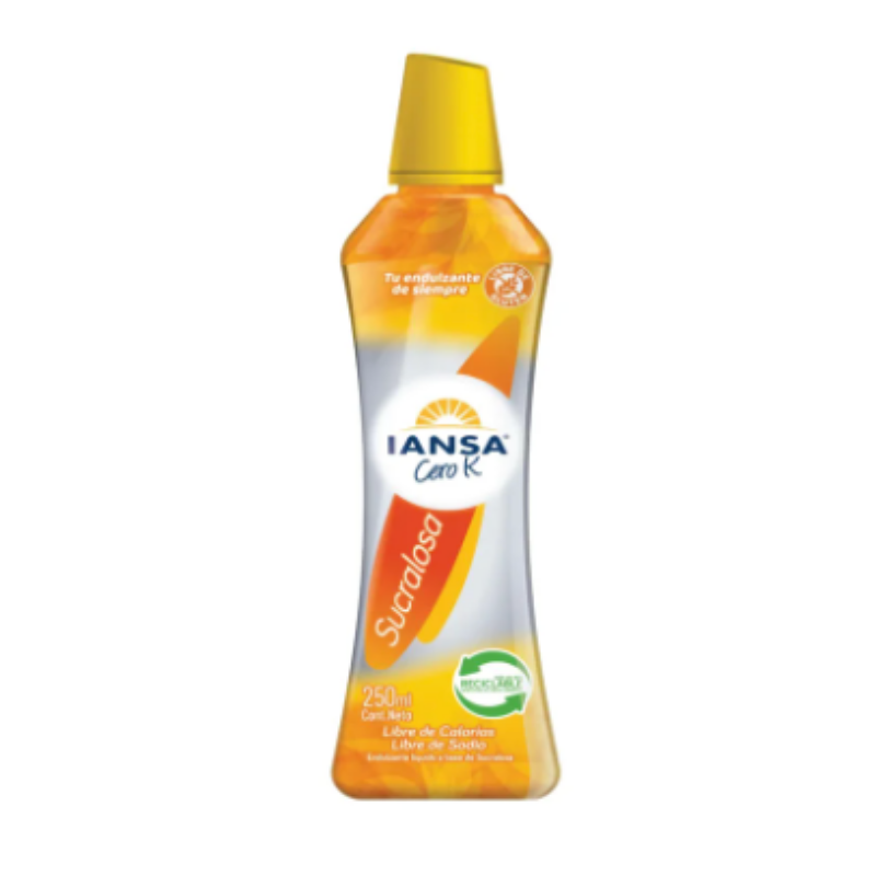 ENDULZANTE LIQUIDO IANSA SUCRALOSA 250 ML