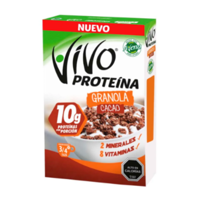 GRANOLA PROTEINA CACAO VIVO 300G