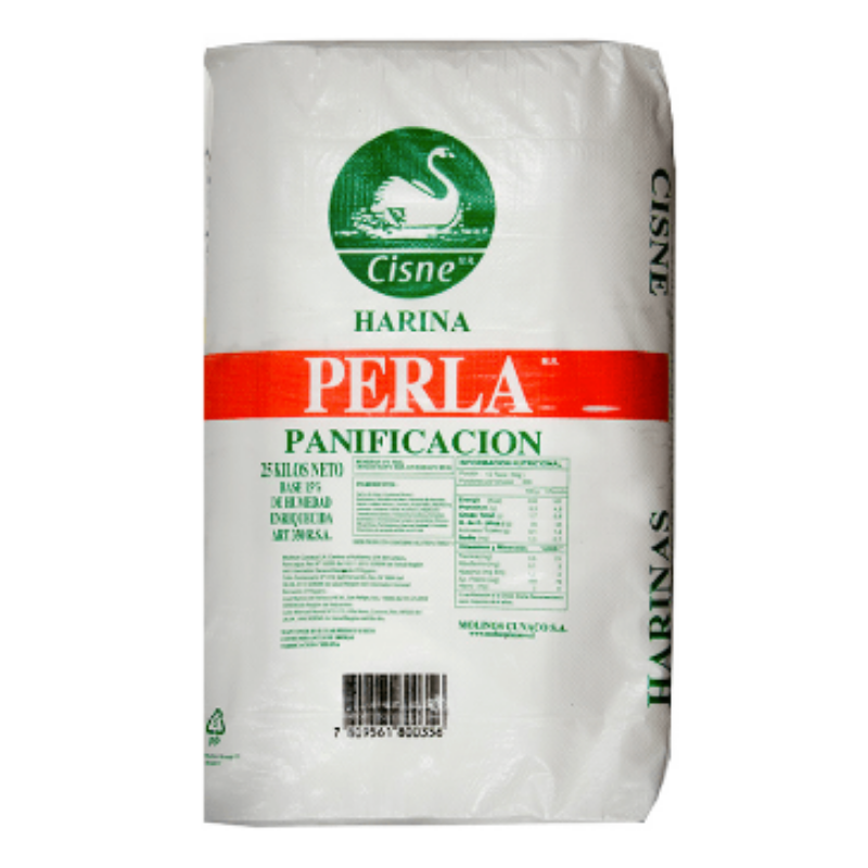 HARINA CISNE PERLA DOBLE 00 25KG