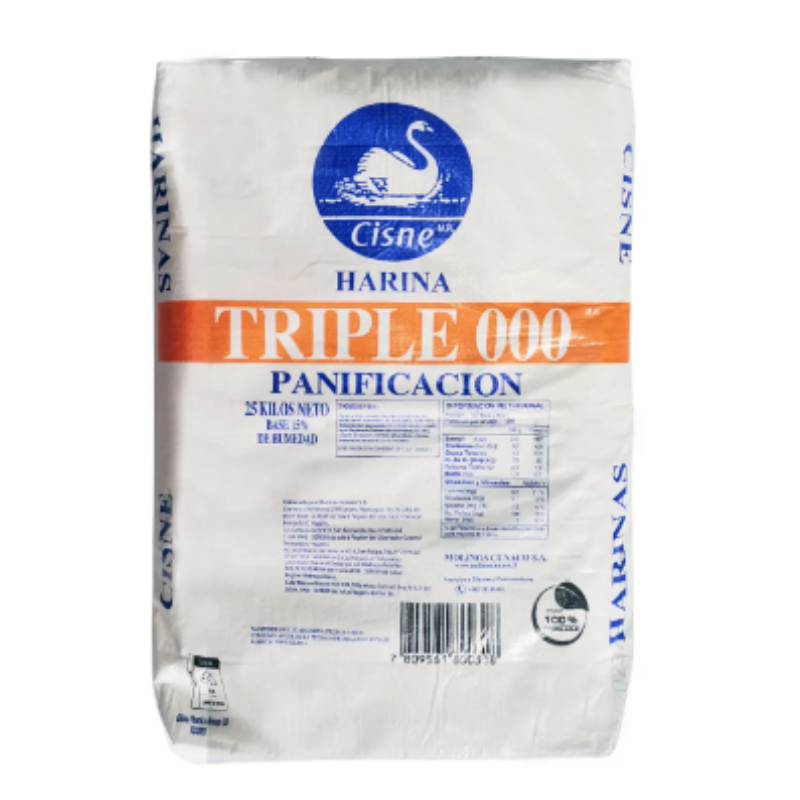 HARINA CISNE TRIPLE CERO 25KG