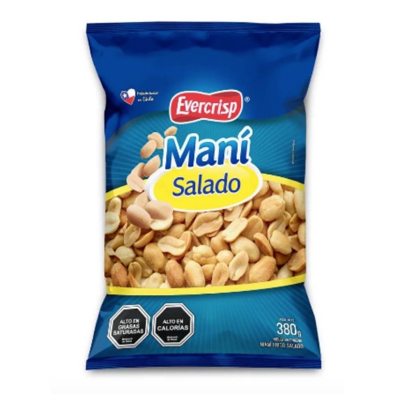 MANI SALADO EVERCRISP 380G