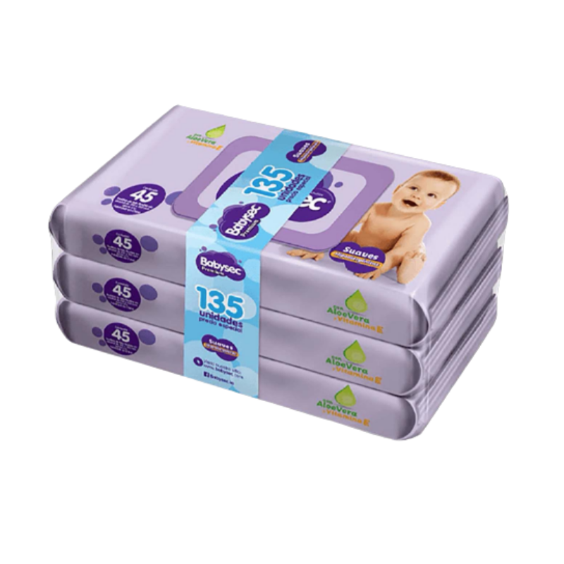 PACK TOALLAS BABYSEC PREMIUM 3X45 U