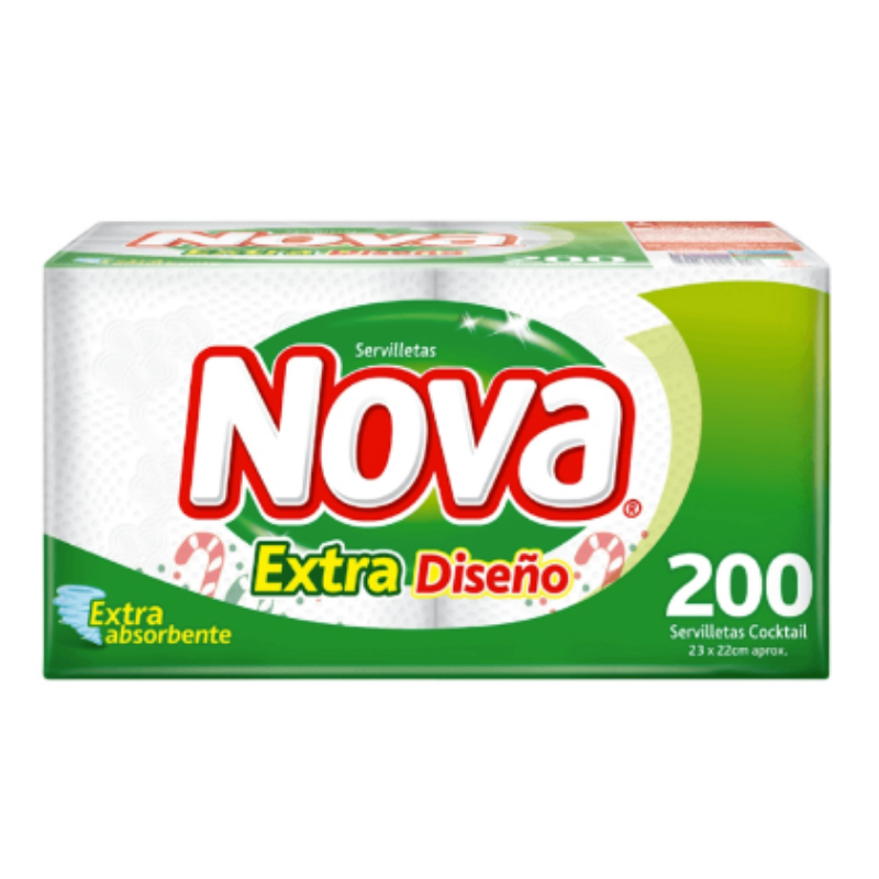 SERVILLETA NOVA EXTRA DISEÑO 200UND