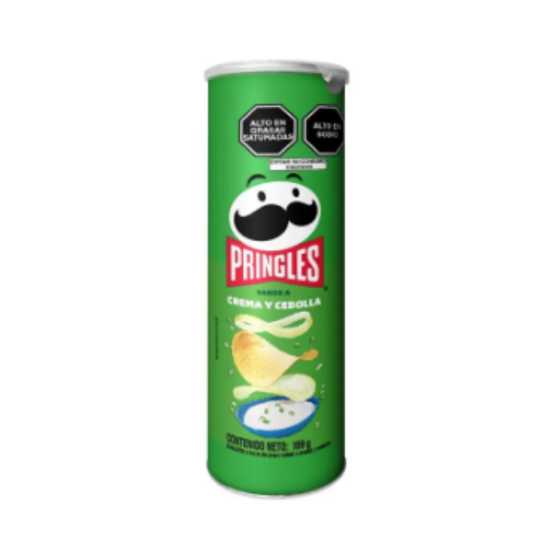 PAPAS FRITAS PRINGLES CREMA Y CEBOLLA 109G
