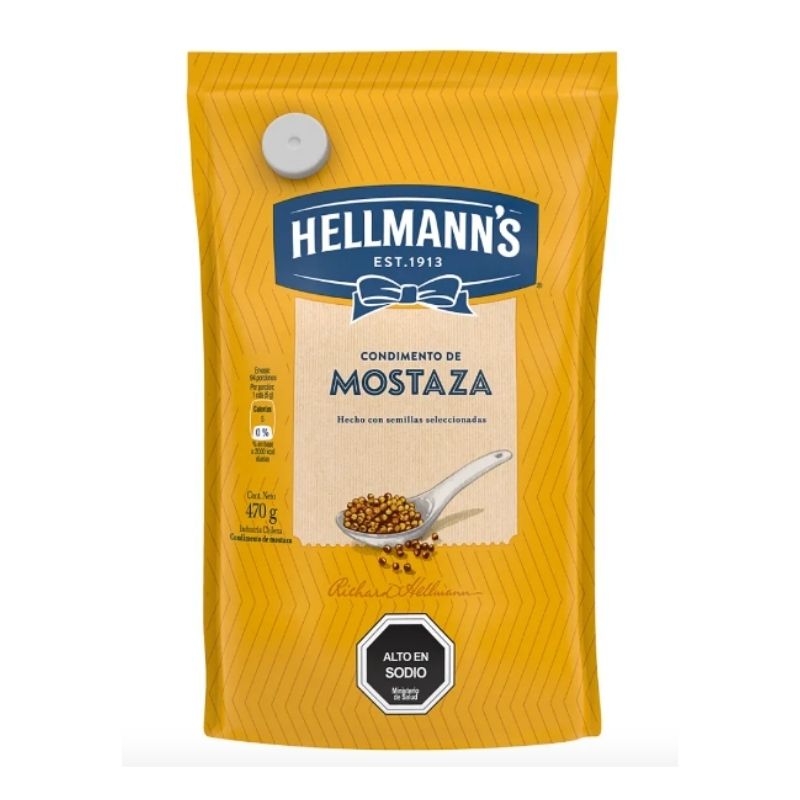 MOSTAZA HELLMANNS DP 470ML